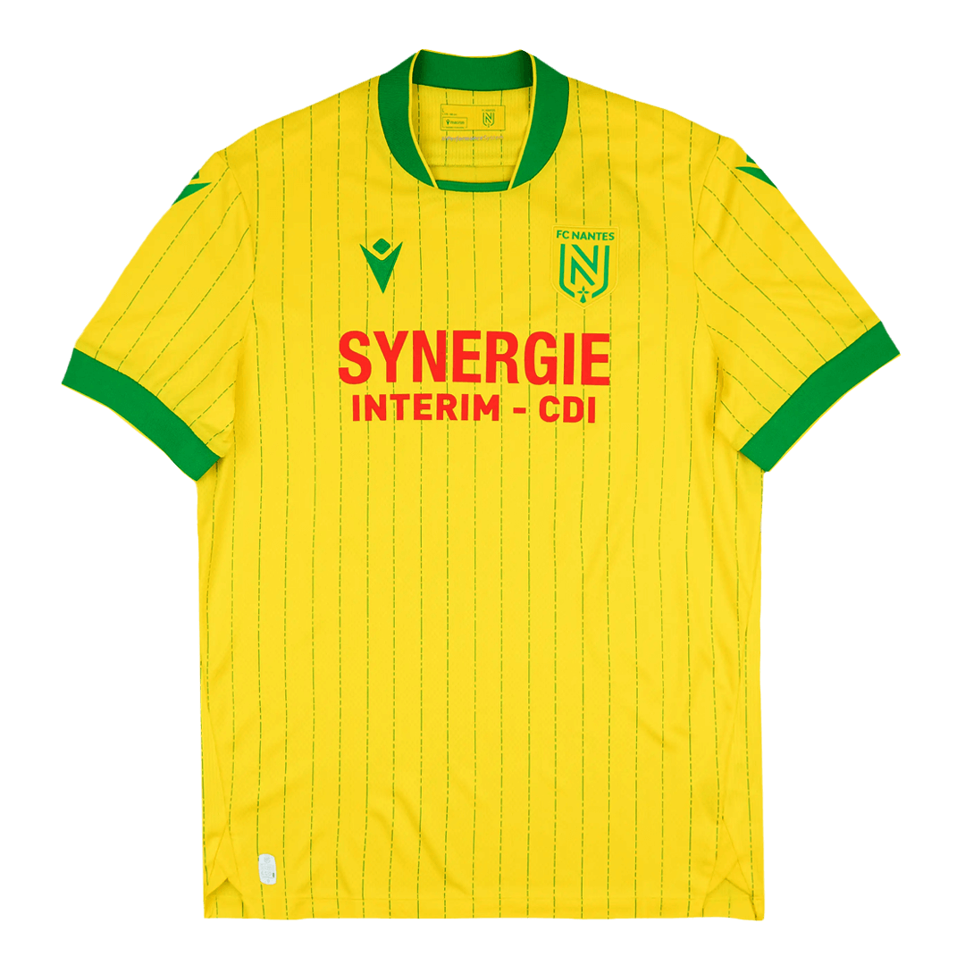 FC Nantes Domicile Maillot 2025/26 Jaune Grande Taille