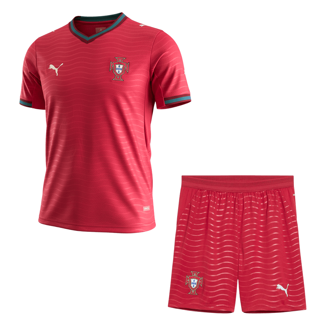 Portugal Domicile Maillot Kit 2026 Rouge