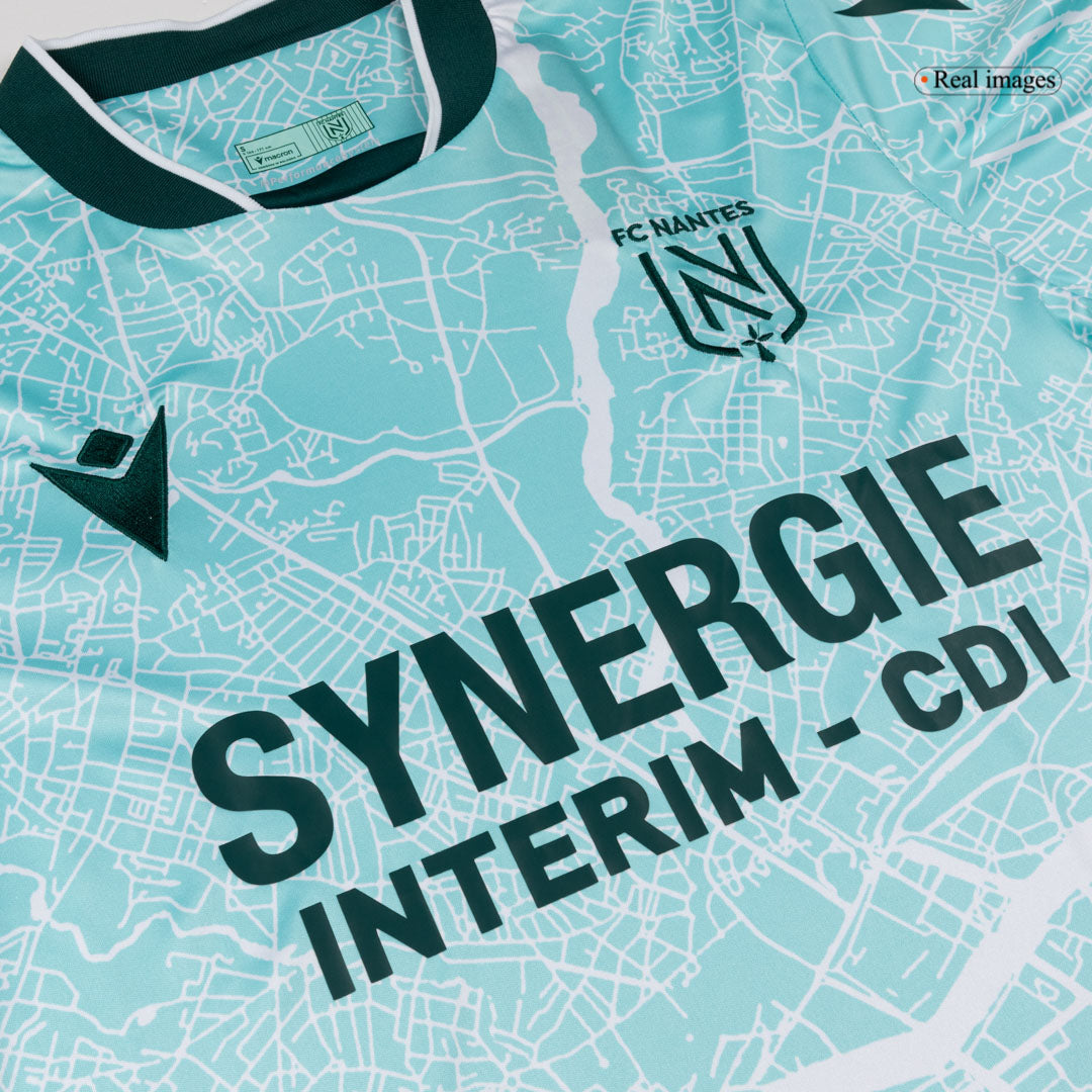 FC Nantes Extérieur Maillot 2025/26 Bleu Grande Taille