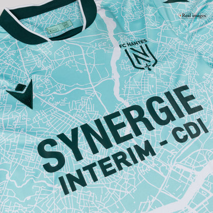 FC Nantes Extérieur Maillot 2025/26 Bleu Grande Taille