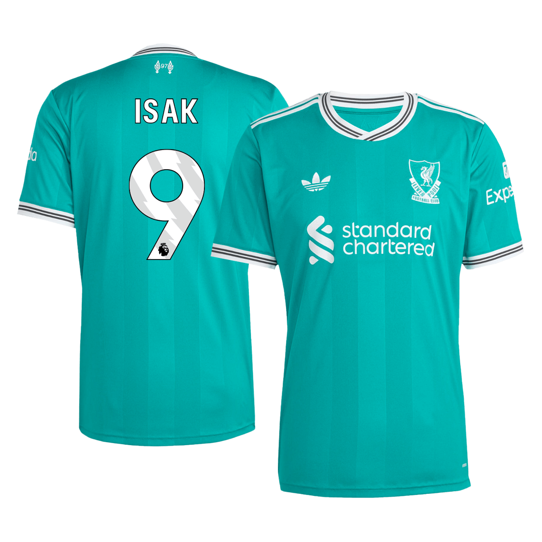 ISAK #9 Liverpool Third Maillot 2025/26 Vert