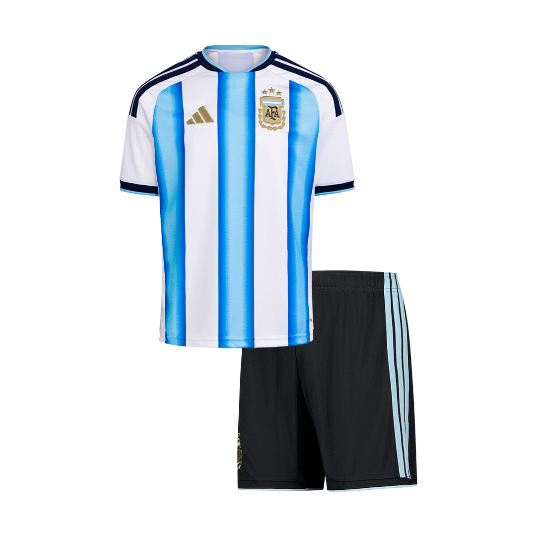 Argentine Domicile Maillot Kit 2026 Enfant Blue&White