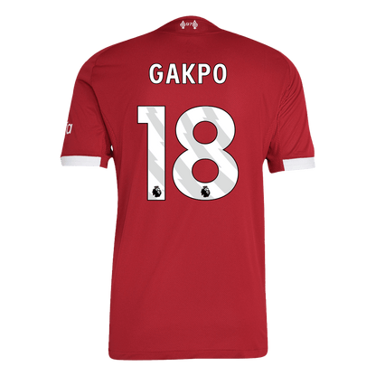 GAKPO #18 Liverpool Domicile Maillot 2025/26 Rouge Joueur