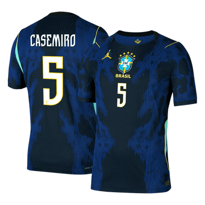 CASEMIRO #5 Brésil Extérieur Maillot 2026 Bleu marine Joueur