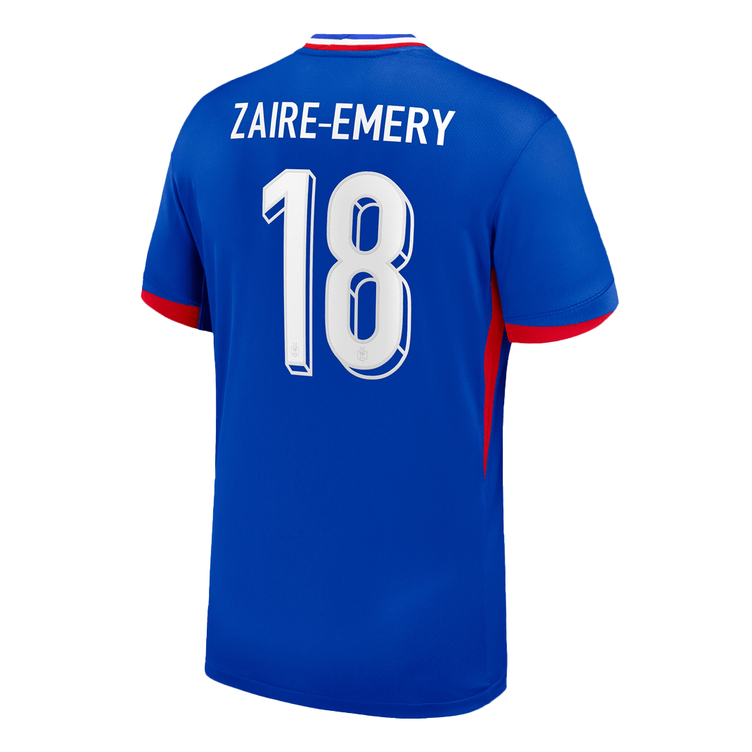ZAIRE-EMERY #18 France Domicile Maillot 2024 Bleu