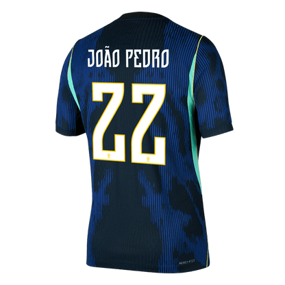 JOÃO PEDRO #22 Brésil Extérieur Maillot 2026 Bleu marine Joueur
