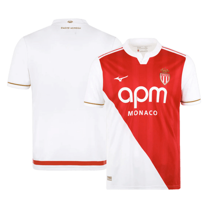 AS Monaco Domicile Maillot 2025/26 Rouge&Blanc Grande Taille