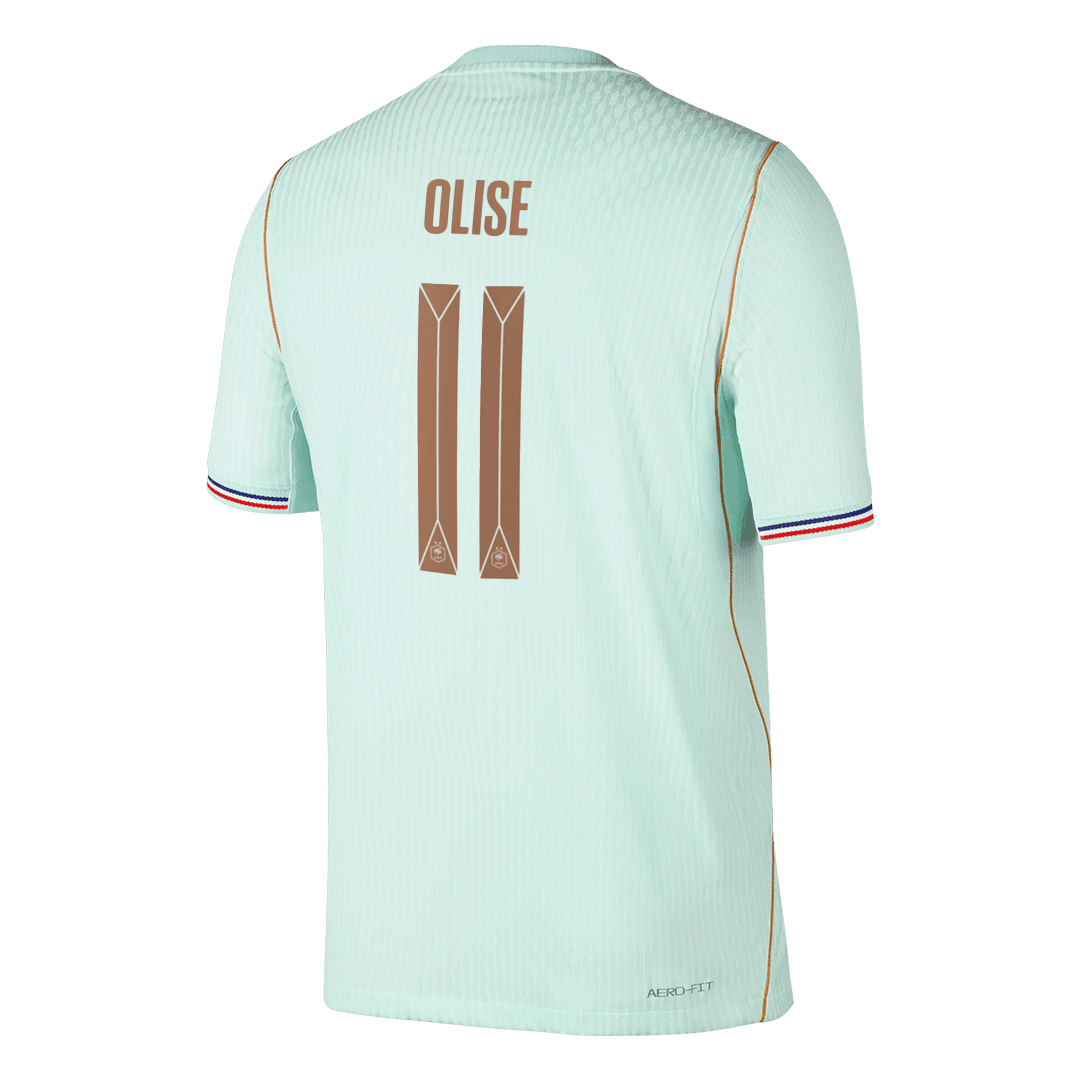 OLISE #11 France Extérieur Maillot 2026 Vert Joueur