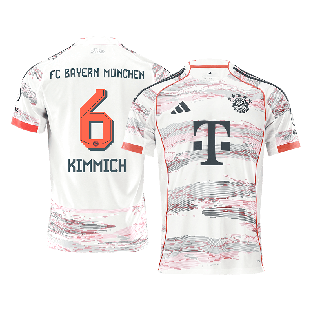 KIMMICH #6 Bayern Munich Extérieur Maillot 2025/26 Blanc