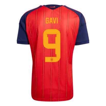 GAVI #9 Espagne Domicile Maillot 2026 Rouge - Super