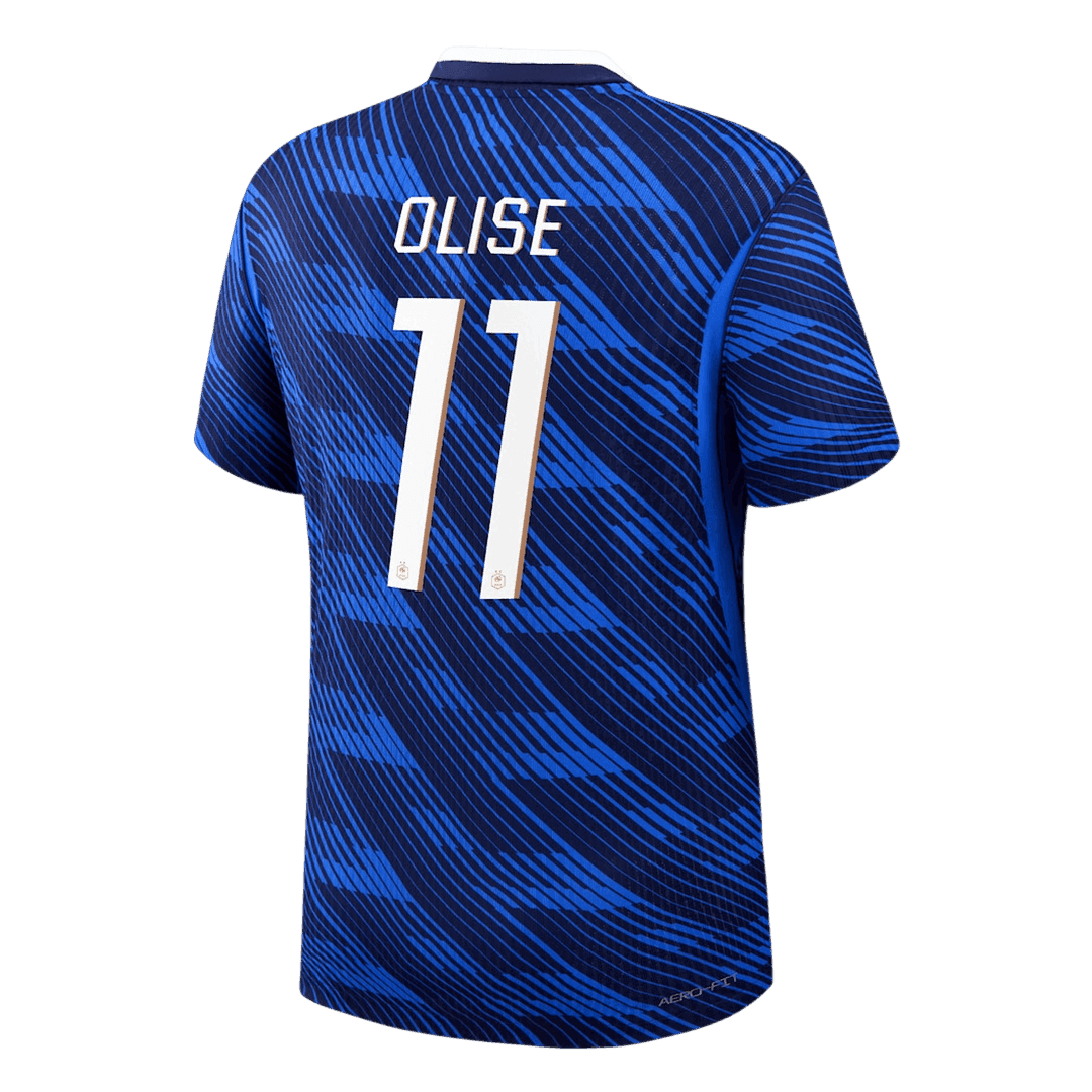 OLISE #11 France Domicile Maillot 2026 Bleu Joueur