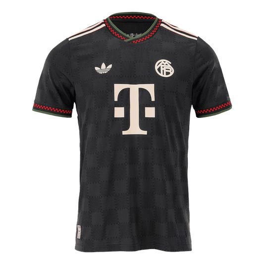 Bayern Munich Third Maillot 2025/26 Noir Joueur