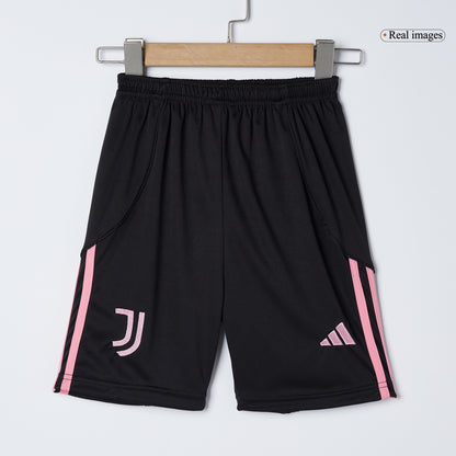 Juventus Domicile Maillot Kit 2025/26 Enfant Noir&Blanc