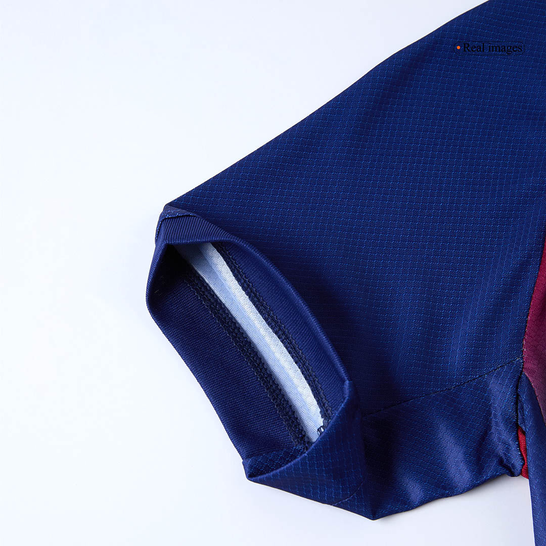 Kids Barcelone Domicile Maillot Kit 2025/26 Rouge&Bleu - Super