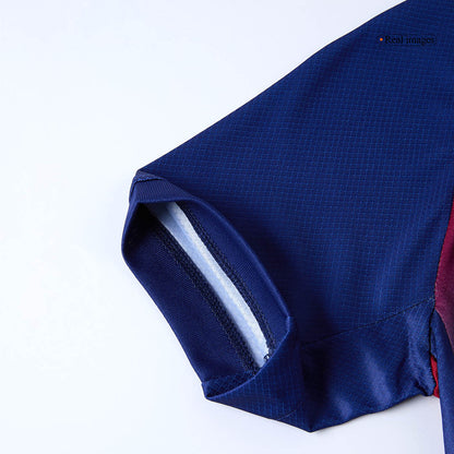 Kids Barcelone Domicile Maillot Kit 2025/26 Rouge&Bleu - Super