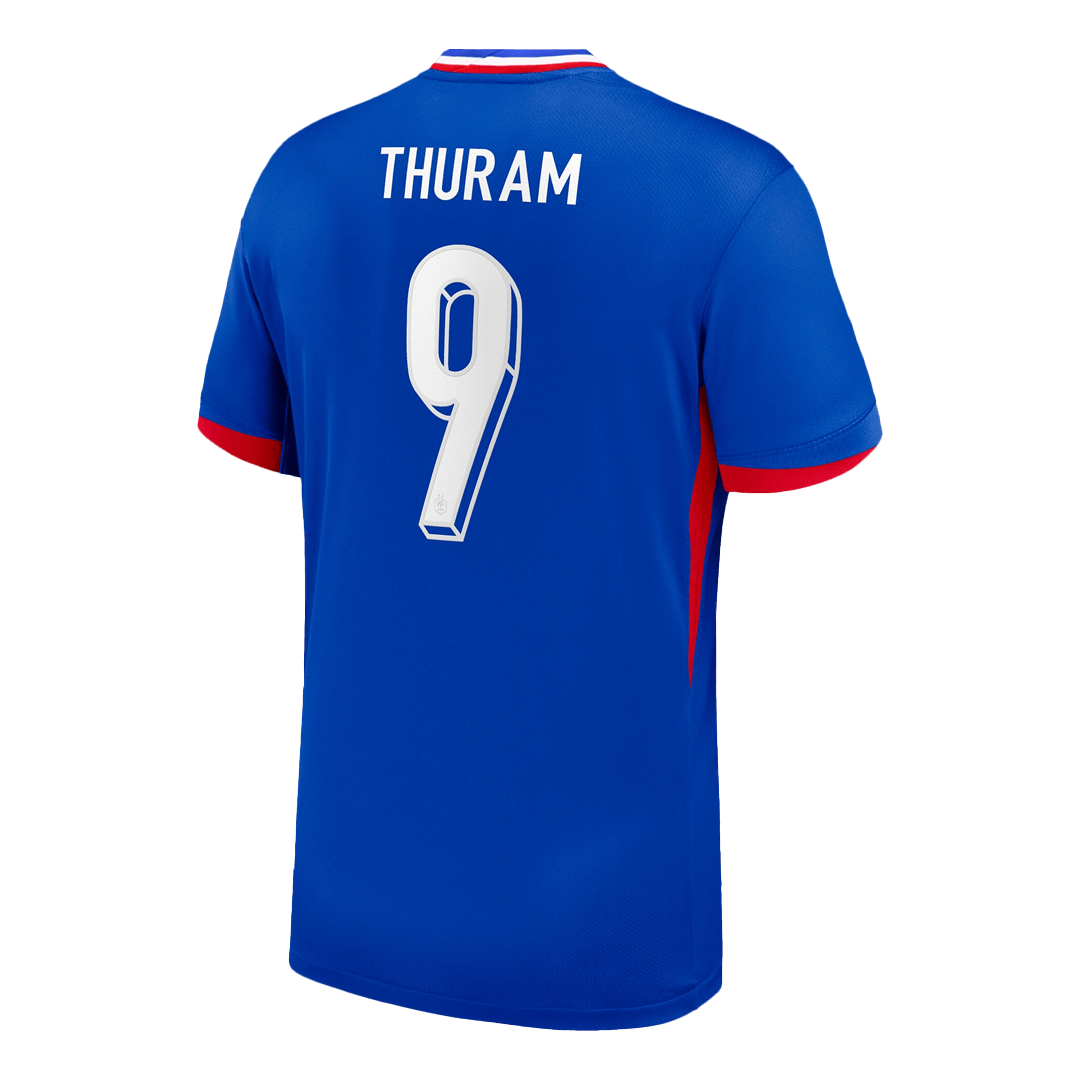 THURAM #9 France Domicile Maillot 2024 Bleu