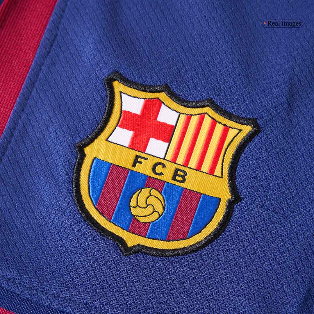Men Barcelone Domicile Maillot Kit 2025/26 Rouge&Bleu - Super