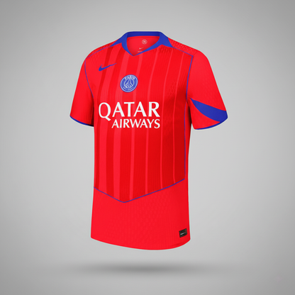 Les Parisiens Third Maillot 2025/26 Rouge