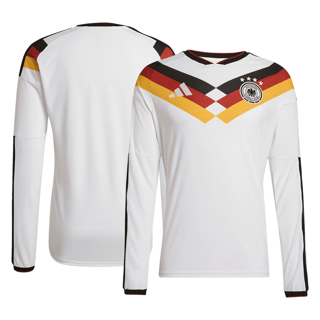 Allemagne Domicile Maillot Manches Longues 2026 Blanc