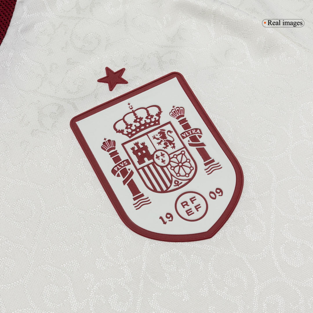 OLMO #10 Espagne Extérieur Maillot 2026 Blanc Joueur