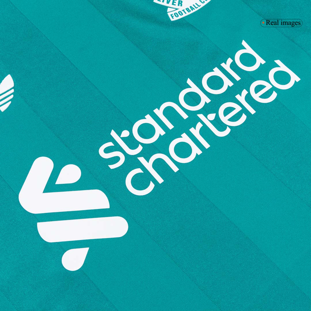 Liverpool Third Maillot 2025/26 Vert Joueur