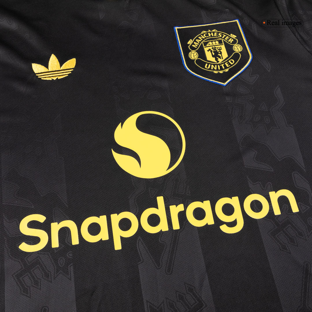 Manchester United Third Maillot Manches Longues 2025/26 Noir