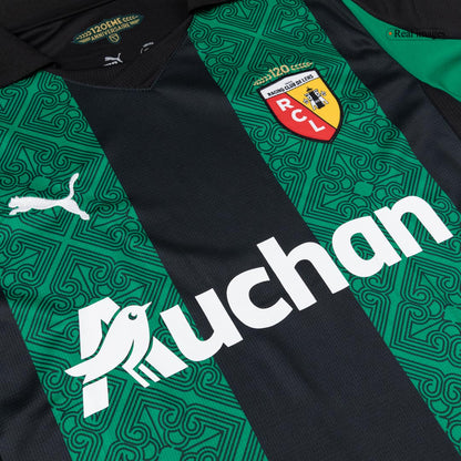 RC Lens Extérieur Maillot 2025/26 Vert&noir