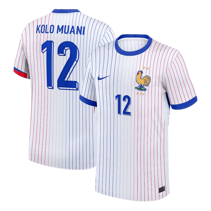 KOLO MUANI #12 France Extérieur Maillot 2024 Blanc