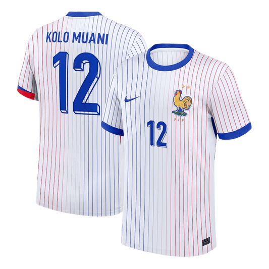 KOLO MUANI #12 France Extérieur Maillot 2024 Blanc
