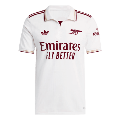 Arsenal Third Maillot 2025/26 Blanc Joueur