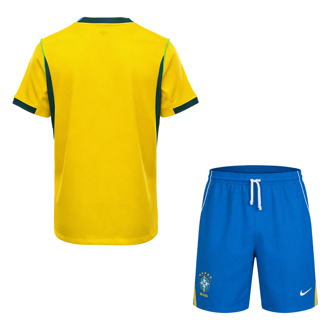 Brésil Domicile Maillot Kit 2026 Jaune