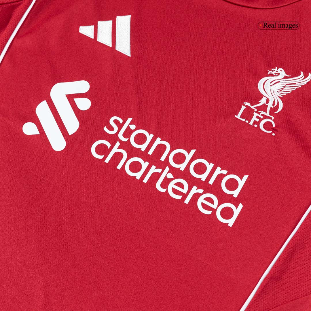 Liverpool Domicile Maillot 2025/26 Rouge