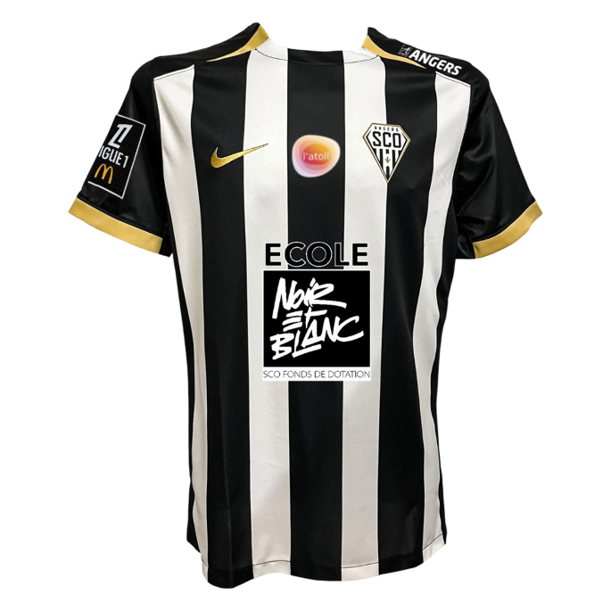 Angers SCO Domicile Maillot 2025/26 Noir&Blanc