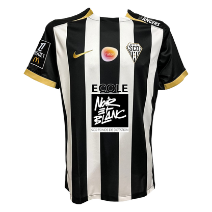 Angers SCO Domicile Maillot 2025/26 Noir&Blanc