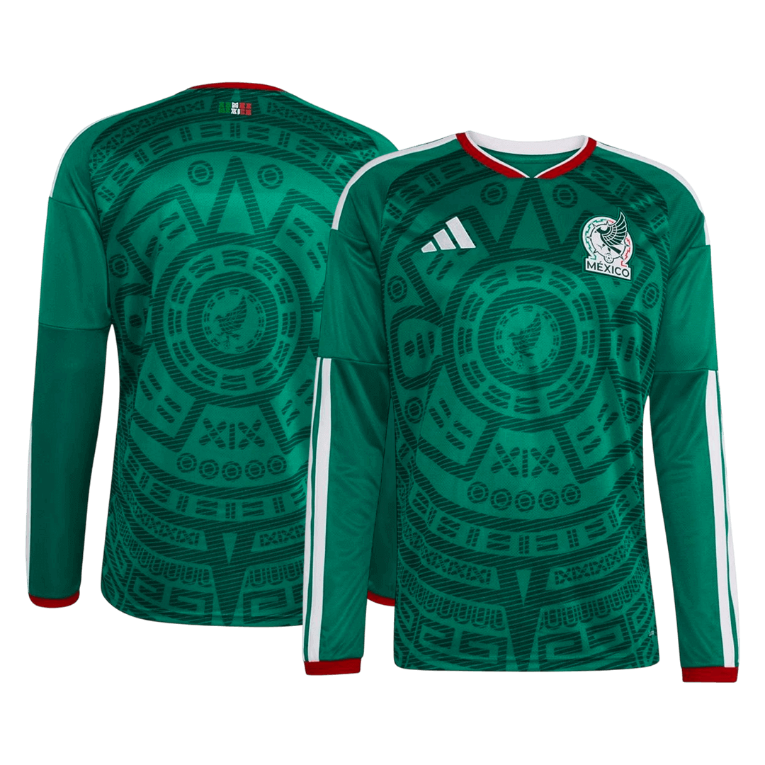 Mexique Domicile Maillot Manches Longues 2026 Vert