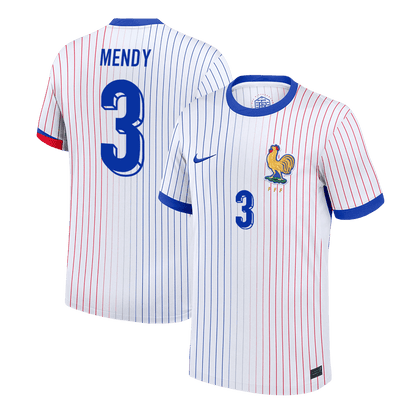 MENDY #3 France Extérieur Maillot 2024 Blanc