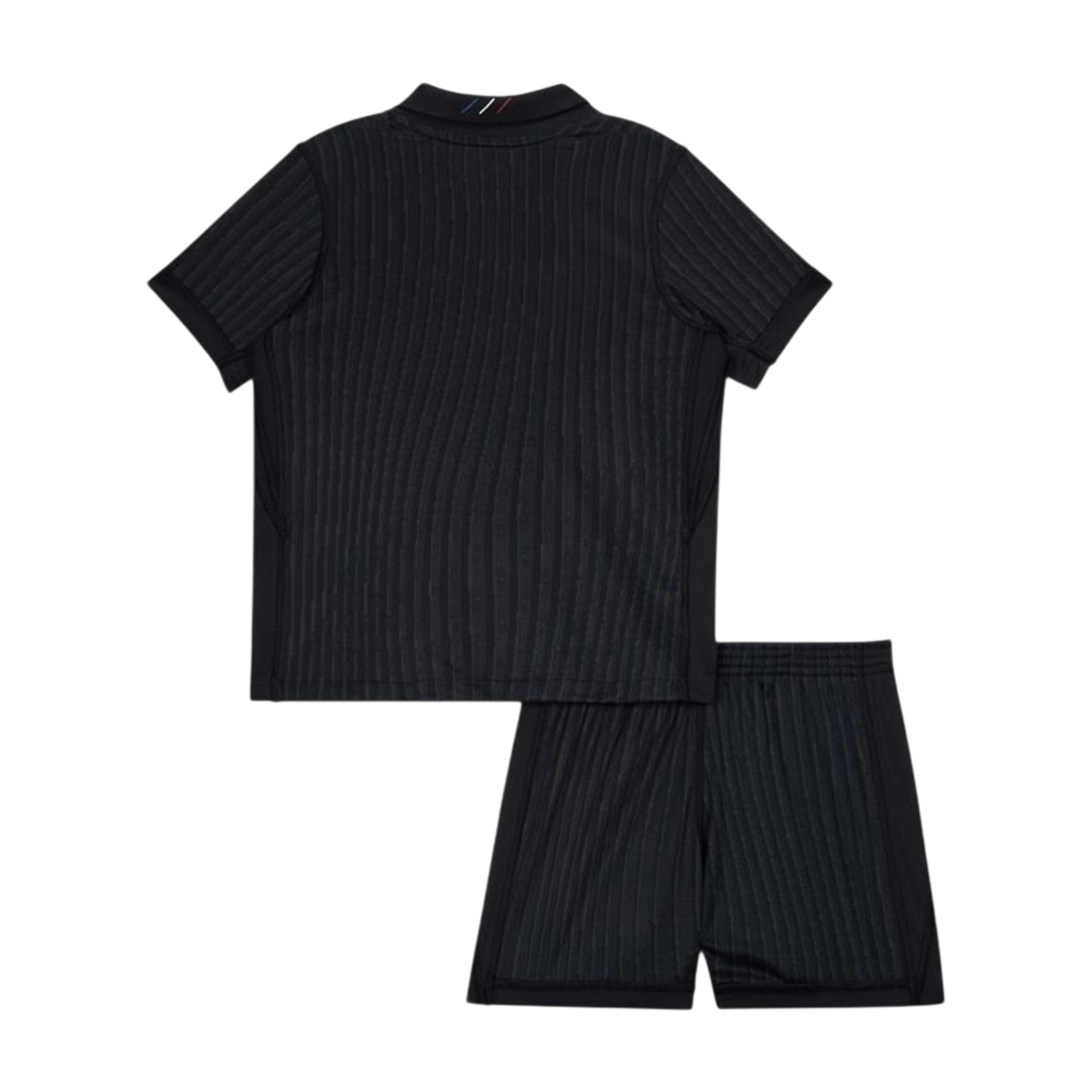 Les Parisiens Fourth Away Maillot Kit 2025/26 Enfant Noir