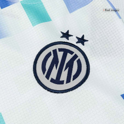 Inter Milan Extérieur Maillot Kit 2025/26 Enfant Blanc