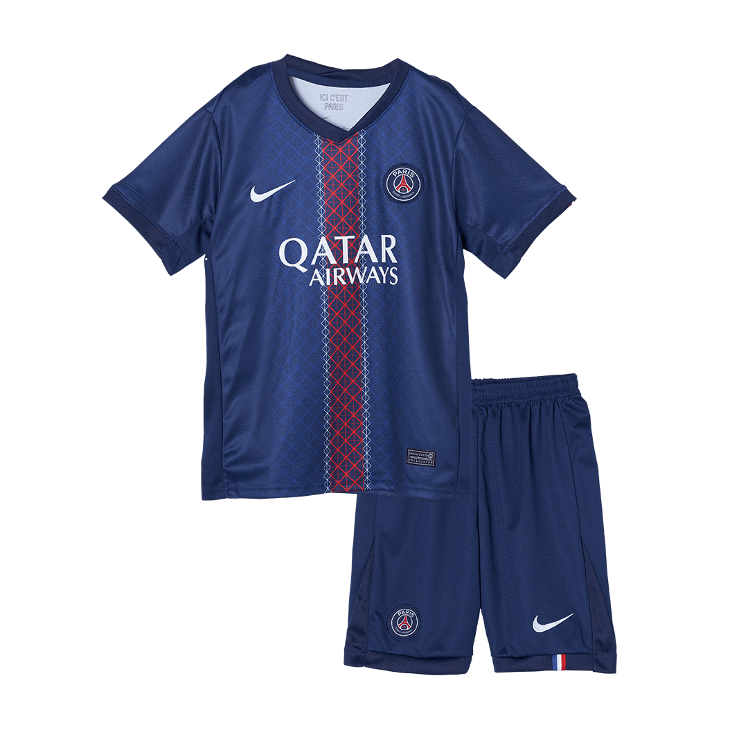 Les Parisiens Domicile Maillot Kit 2025/26 Enfant Bleu marine