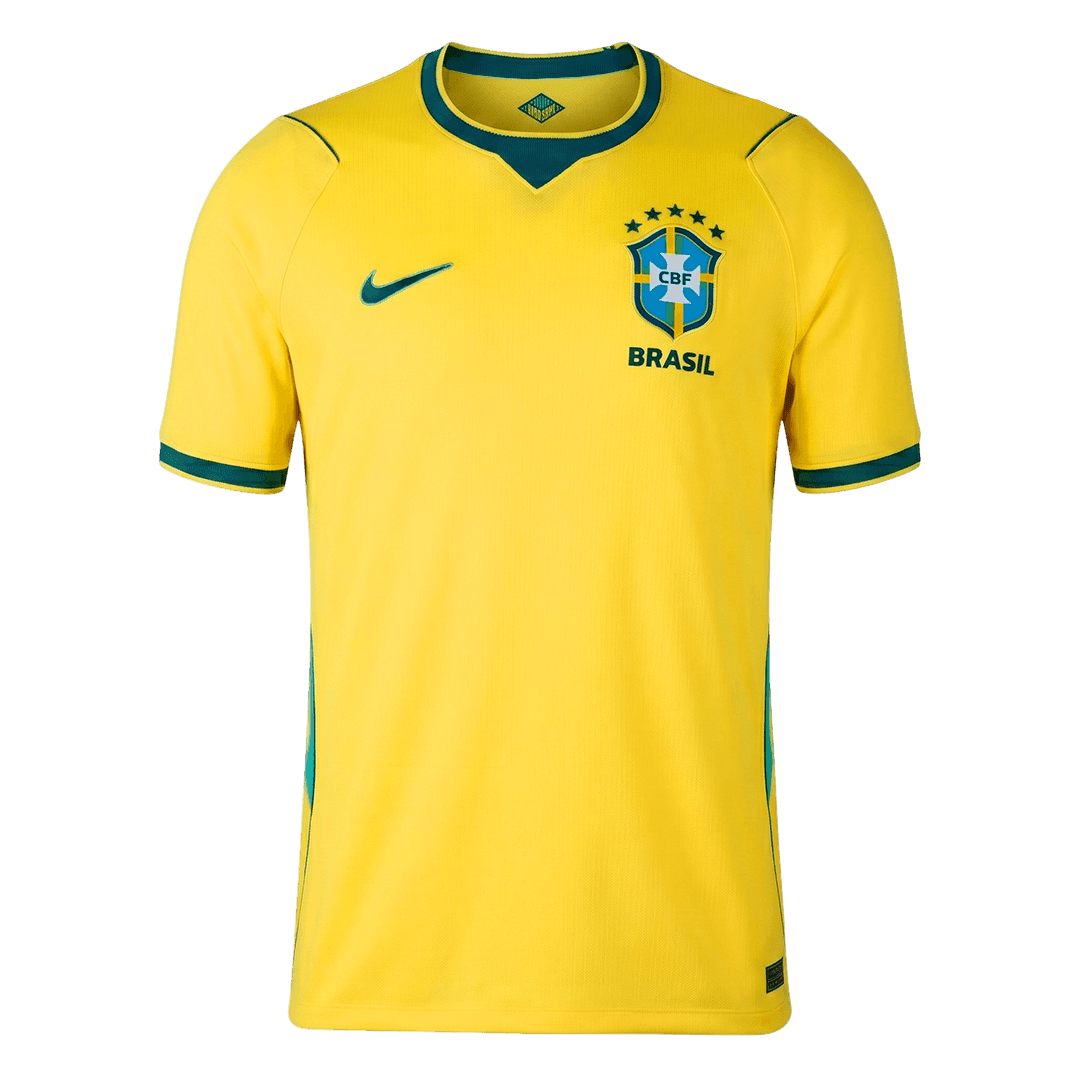 Brésil Domicile Maillot Kit 2026 Jaune