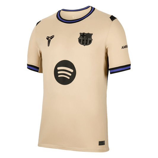 Barcelone Extérieur Maillot 2025/26 Jaune