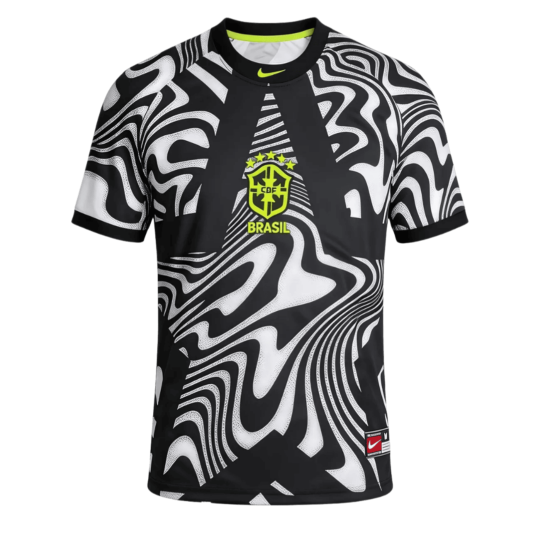 Brésil Maillot 2026 Black &White