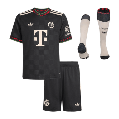 Bayern Munich Third Maillot Kit 2025/26 Enfant Noir
