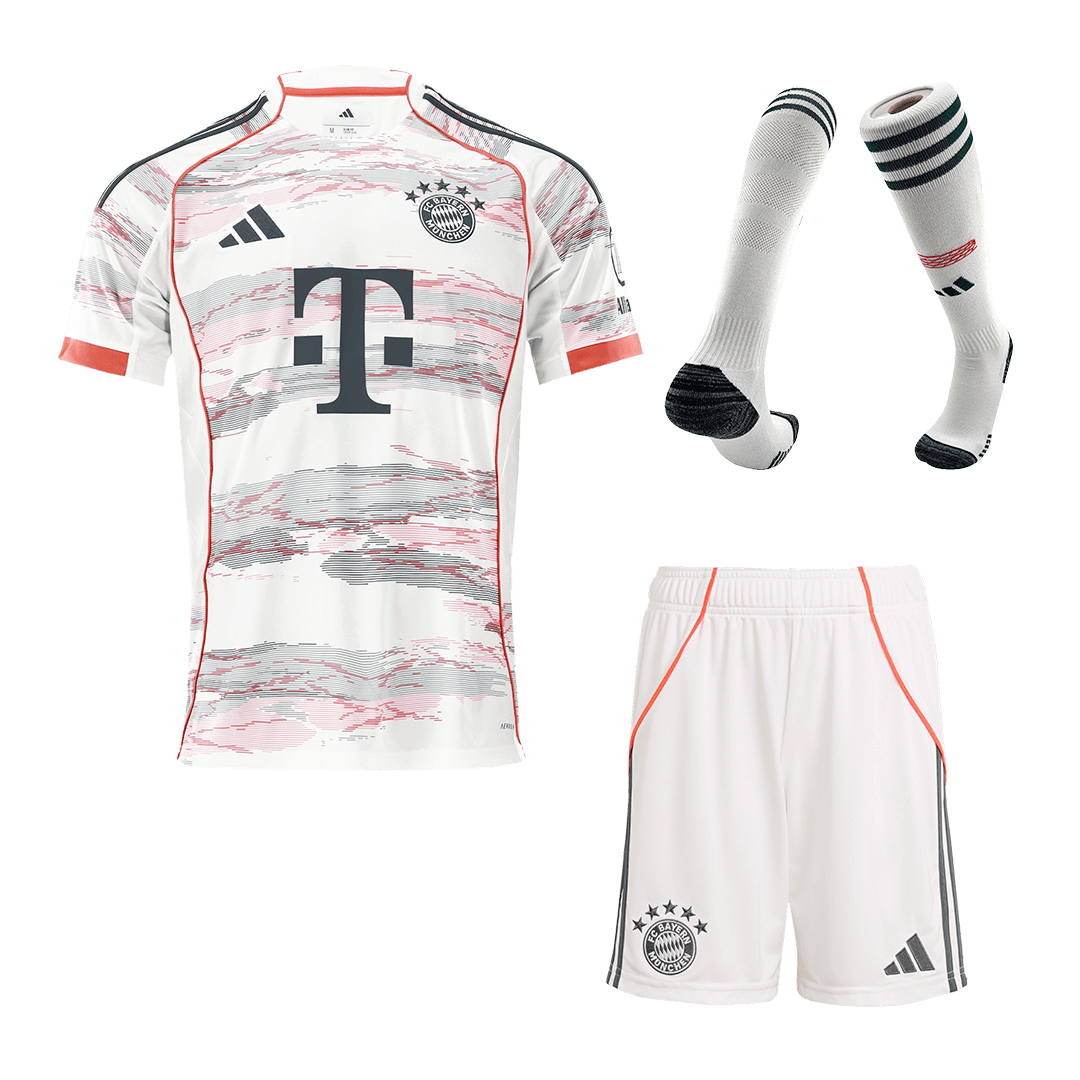 Bayern Munich Extérieur Maillot Kit 2025/26 Blanc