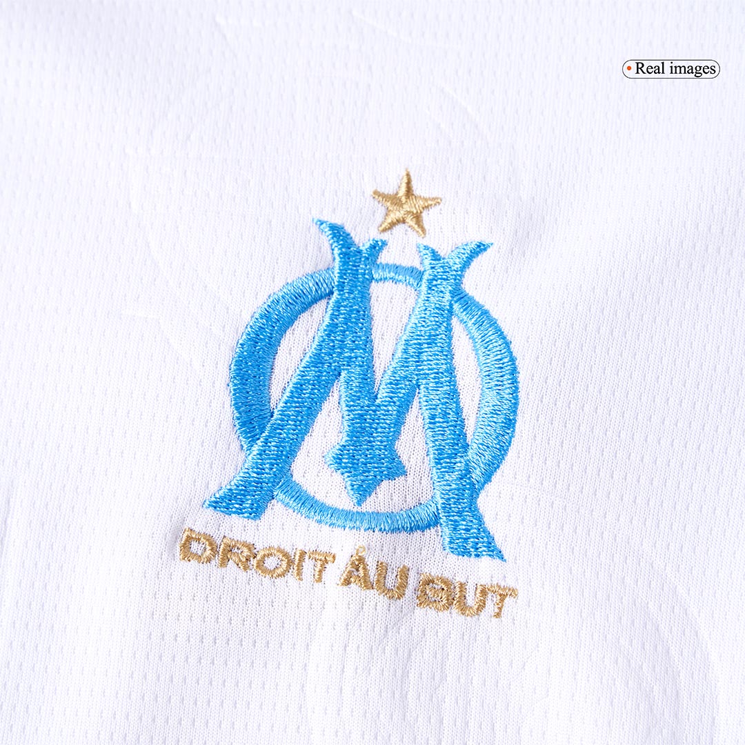 Olympique de Marseille Domicile Maillot Kit 2025/26 Enfant Blanc