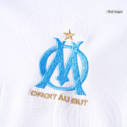 Olympique de Marseille Domicile Maillot Kit 2025/26 Enfant Blanc