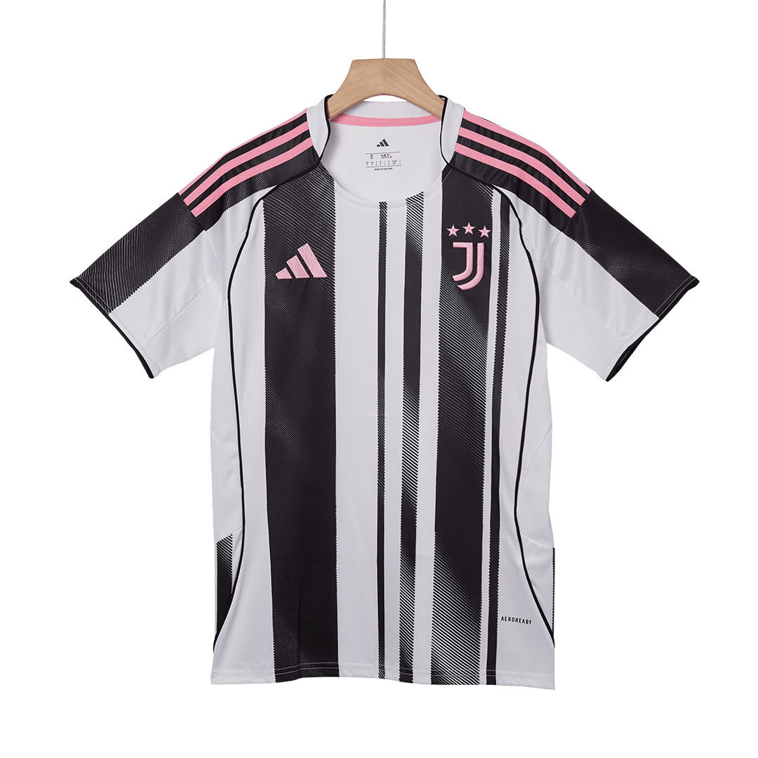 Juventus Domicile Maillot 2025/26 Noir&Blanc