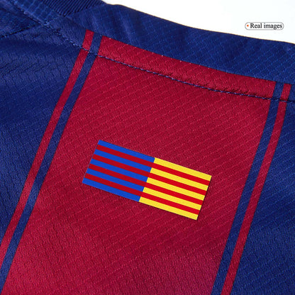 Kids Barcelone Domicile Maillot Kit 2025/26 Rouge&Bleu - Super