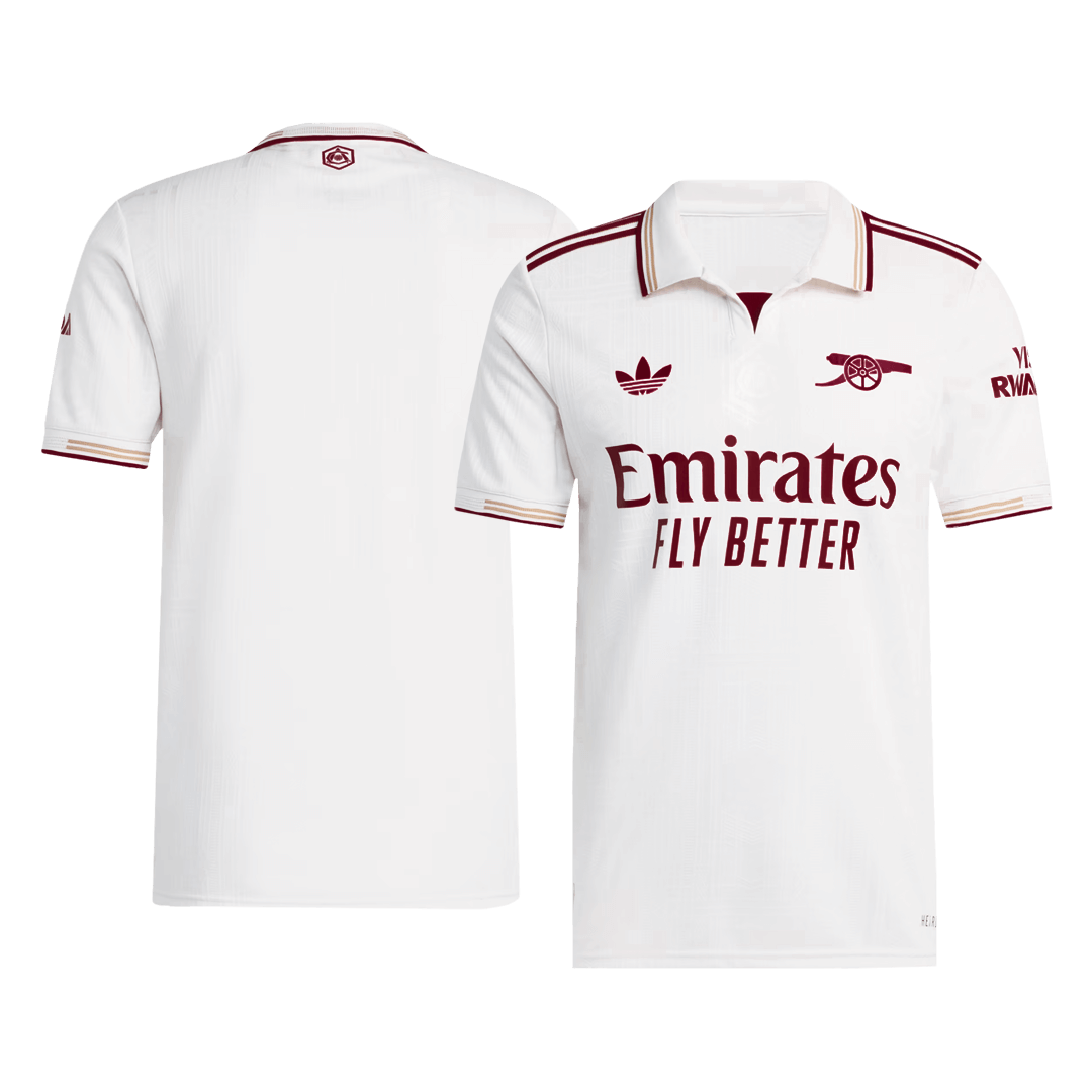 Arsenal Third Maillot 2025/26 Blanc Joueur