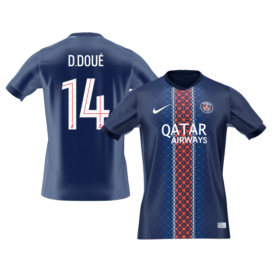 D.DOUÉ #14 Les Parisiens Domicile Maillot 2025/26 Bleu marine - Super